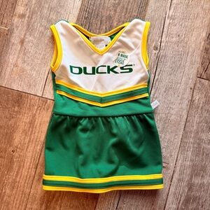 Oregon Ducks 12 mo infant cheerleader outfit.  NWOT